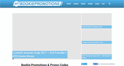 Desktop Screenshot of bookiepromotions.com